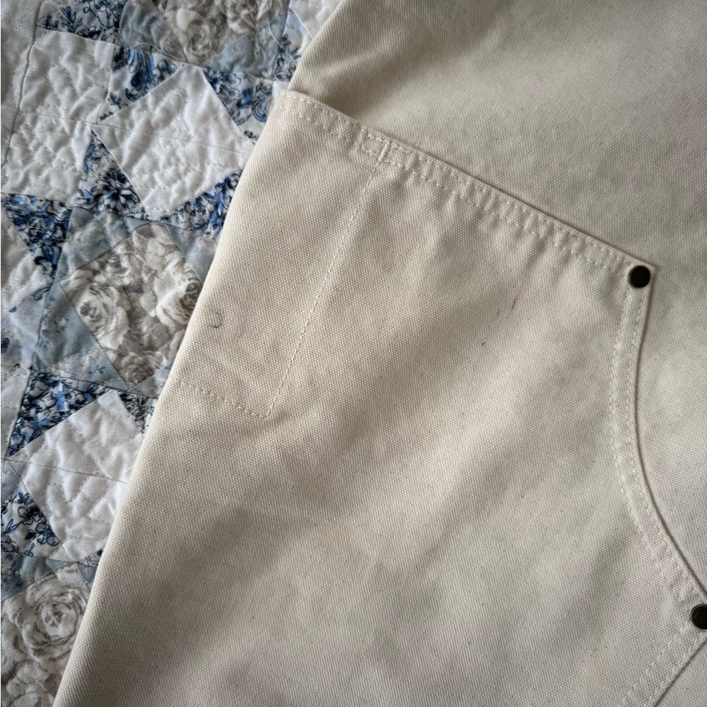 Carhartt Work Pants in Light Cream - Picture 3 of 8